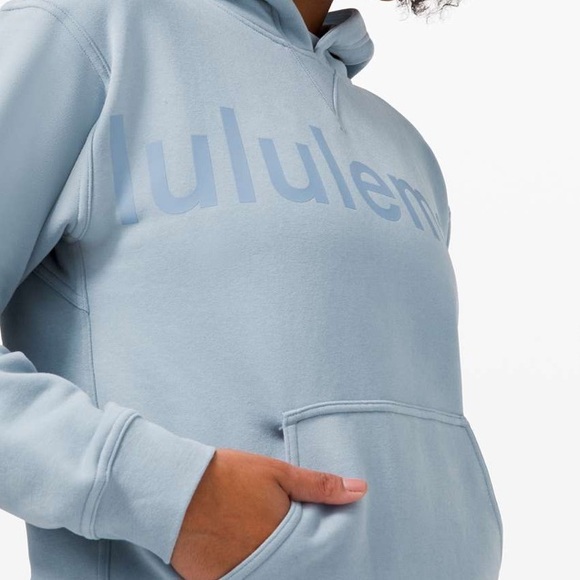 All Yours Hoodie chambray logo hoodie - Picture 7 of 12